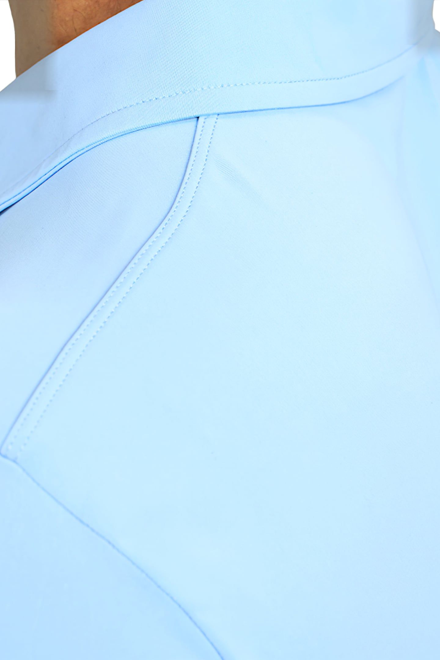 MEN'S POLOSHIRT SOLID AQUA-NAVY 4