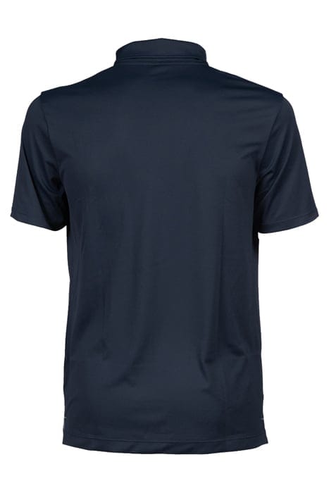 MEN'S POLOSHIRT SOLID NAVY-AQUA 4