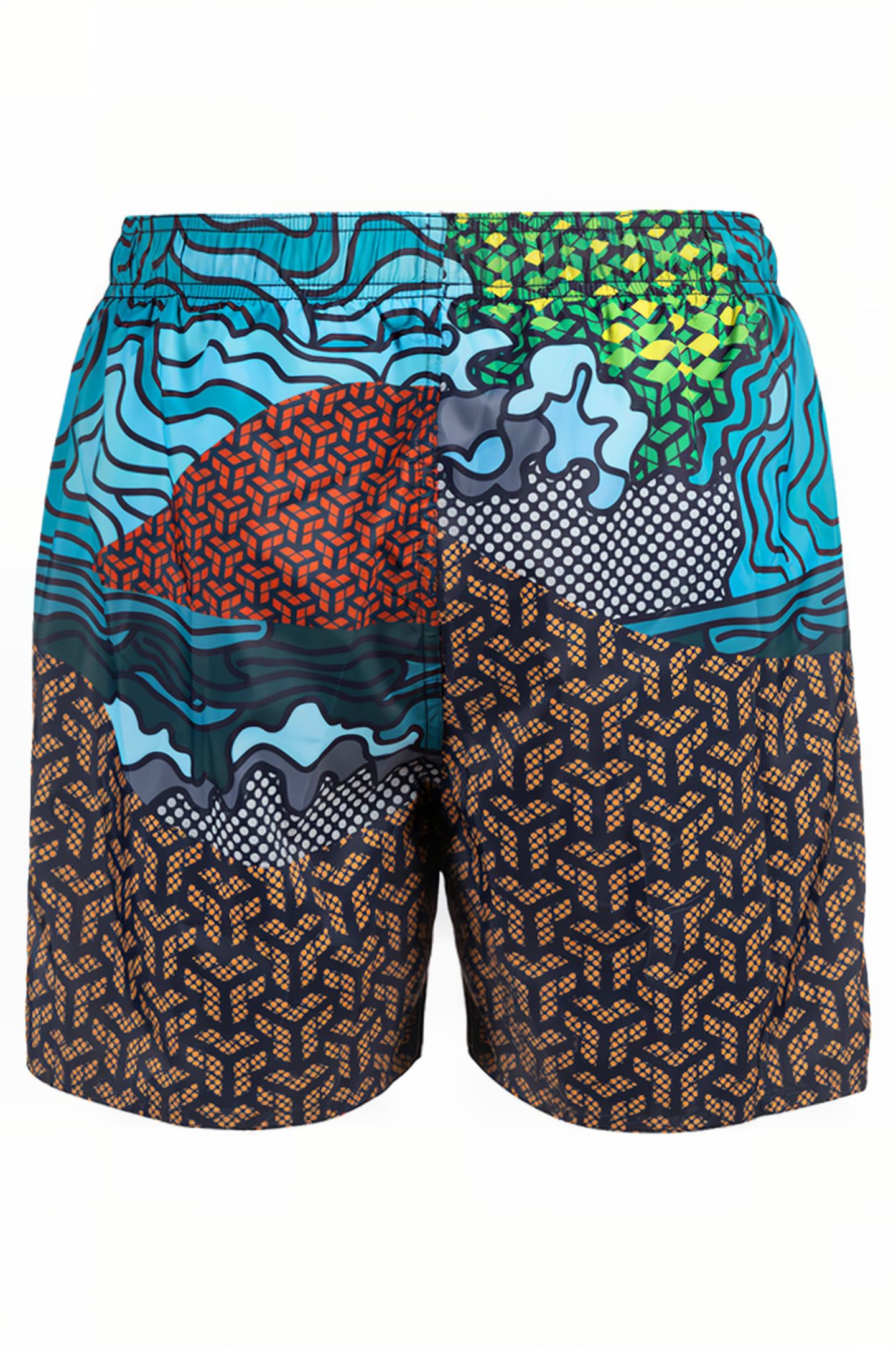 MEN'S BEACH BOXER PLACED SKY&BEACH 5