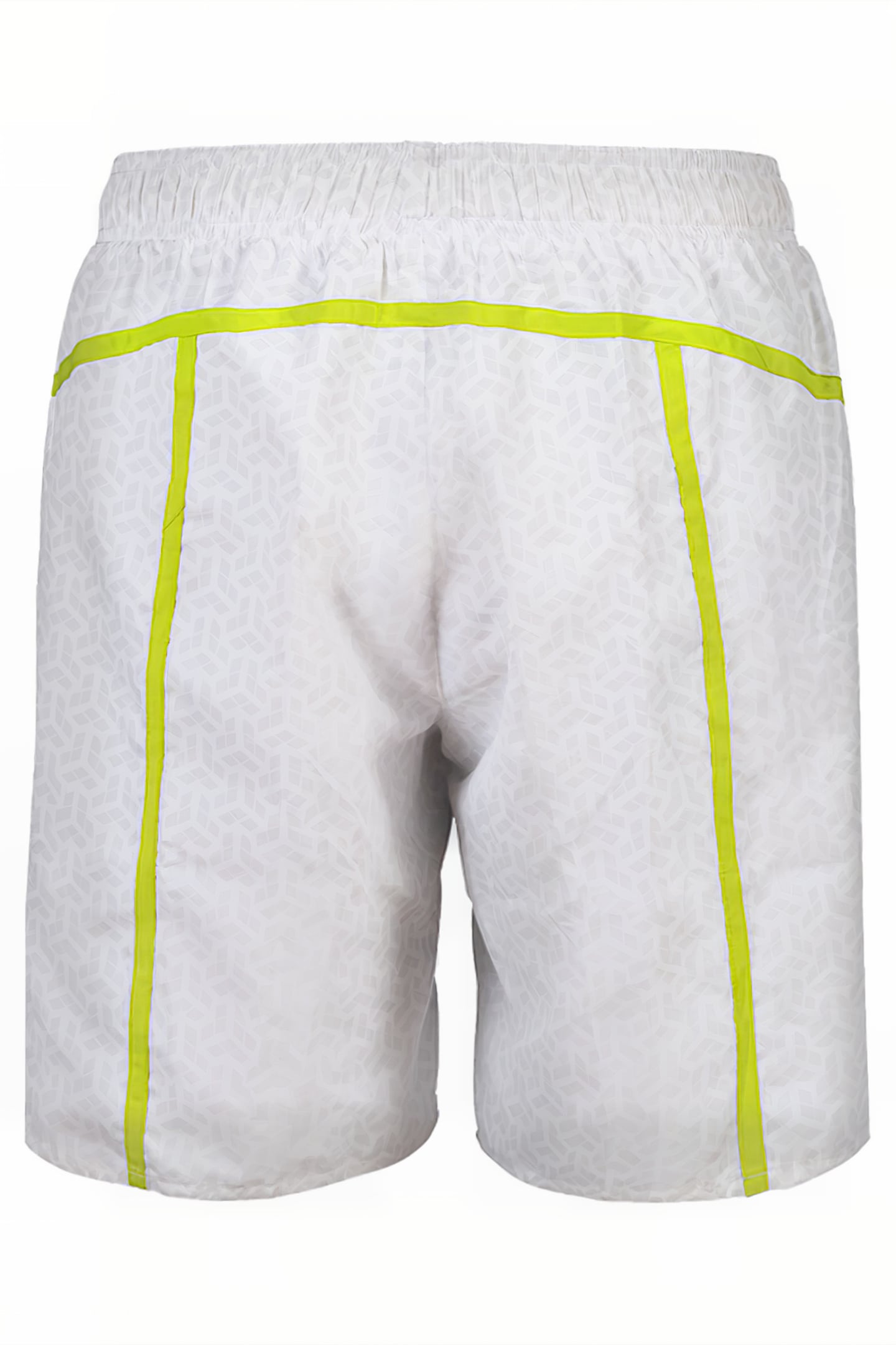 MEN'S ARENA PRO_FILE BEACH BERMUDA PRINT WHITE-SOFT GREEN 4