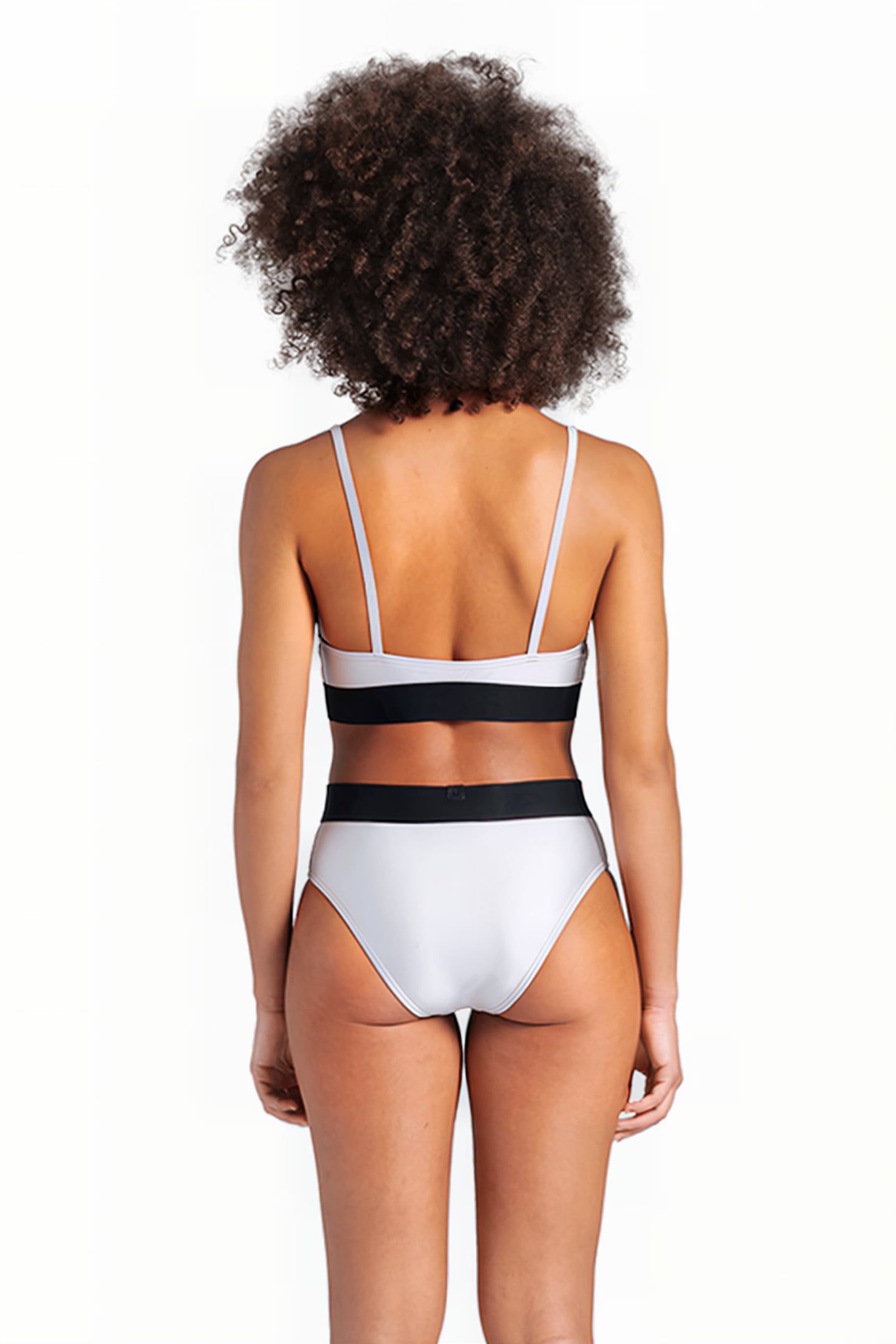 WOMEN'S ARENA BICOLORE ELASTIC BRASSIERE SILVER 2