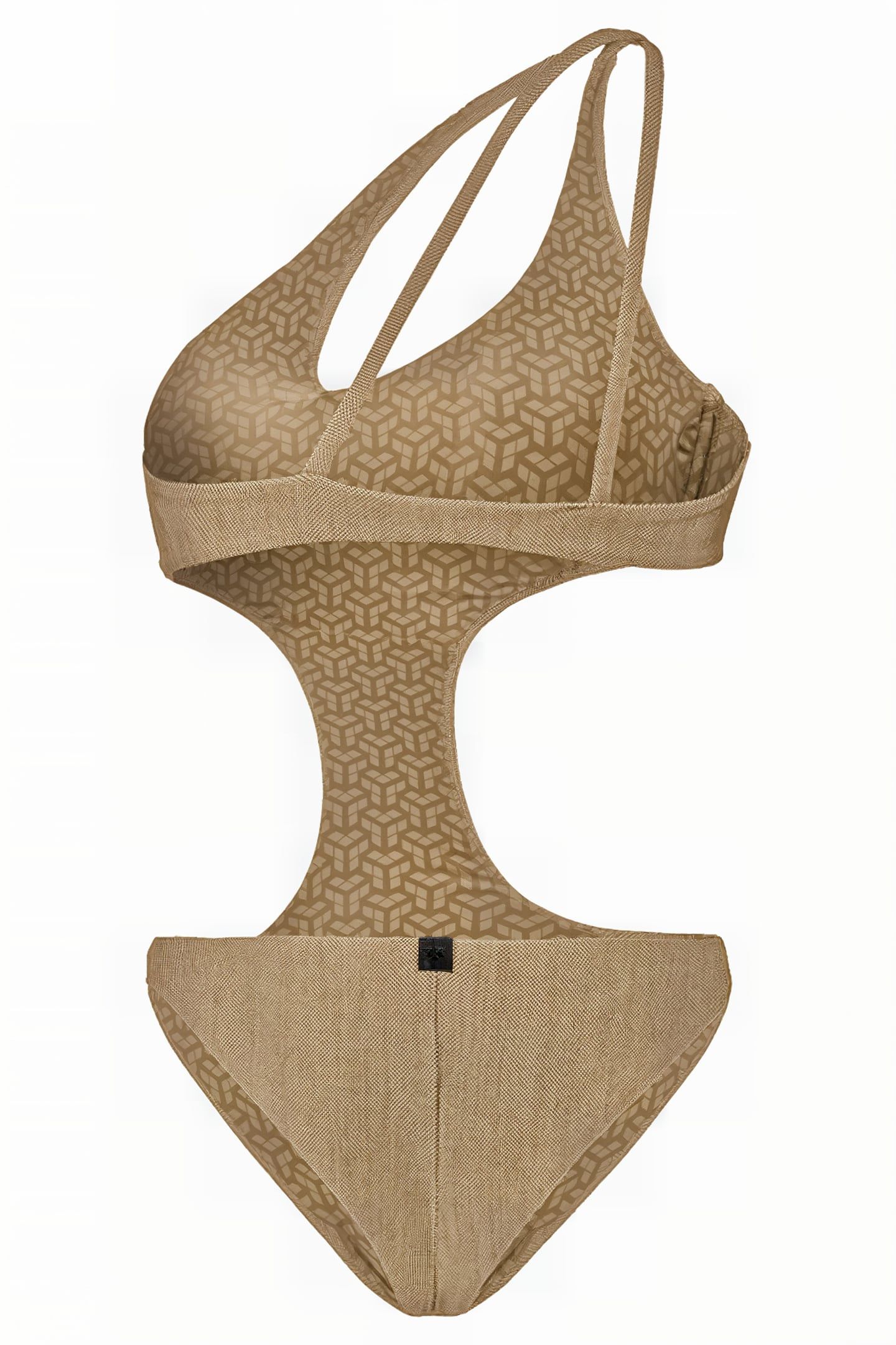 WOMEN'S ARENA TECH WOOL CUT OUT SWIMSUIT SAND 5