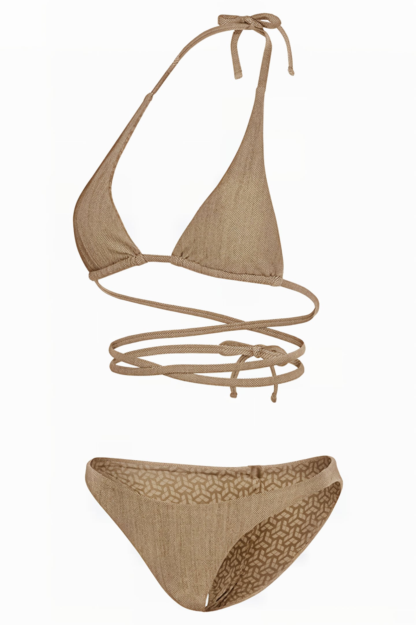 WOMEN'S ARENA TECH WOOL TRIANGLE BIKINI SAND 6