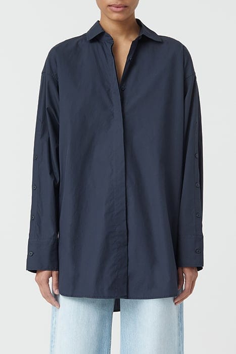 PLACKET DETAIL SHIRT DARK NIGHT 1