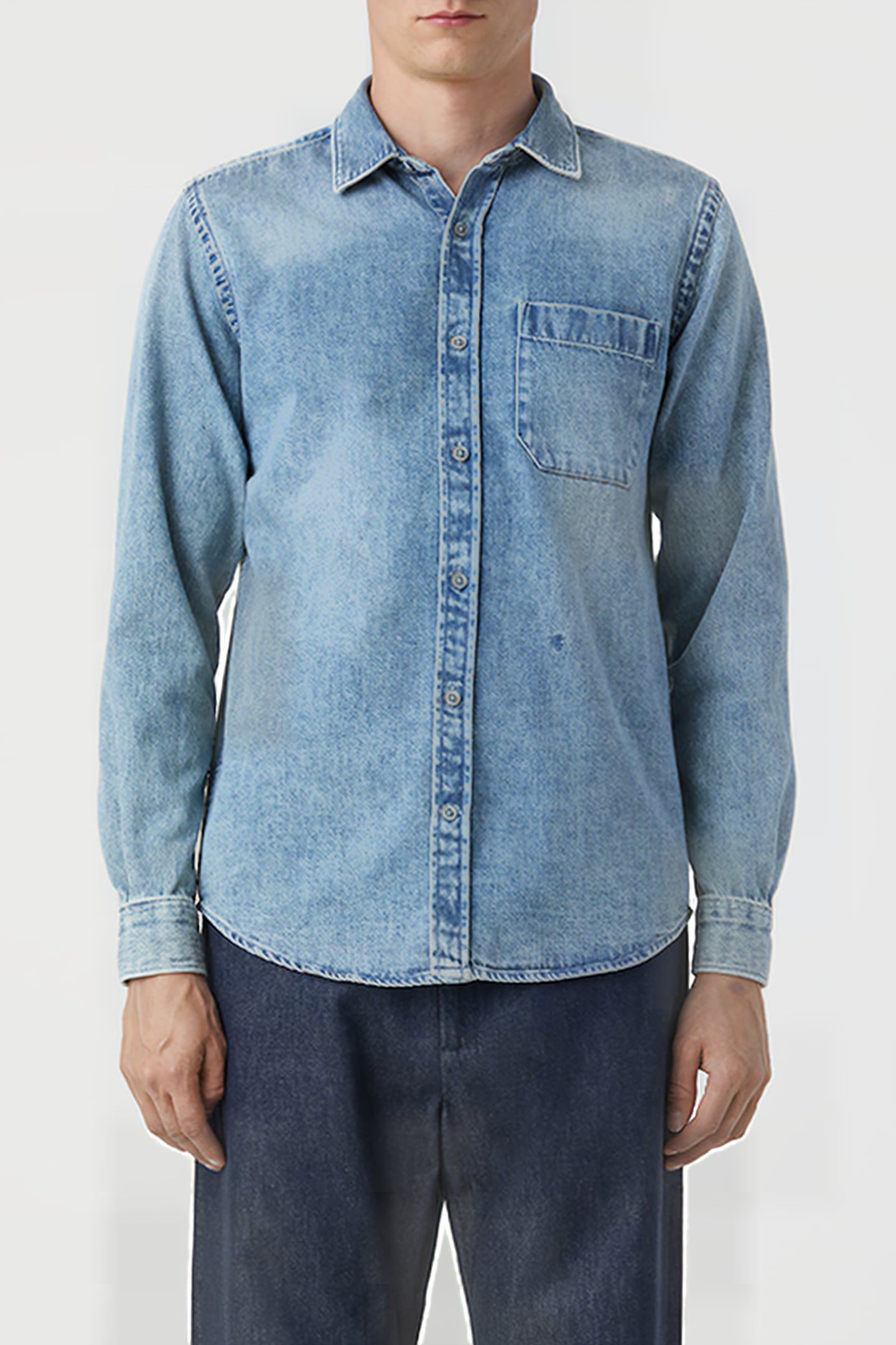 BASIC SHIRT LIGHT BLUE 1