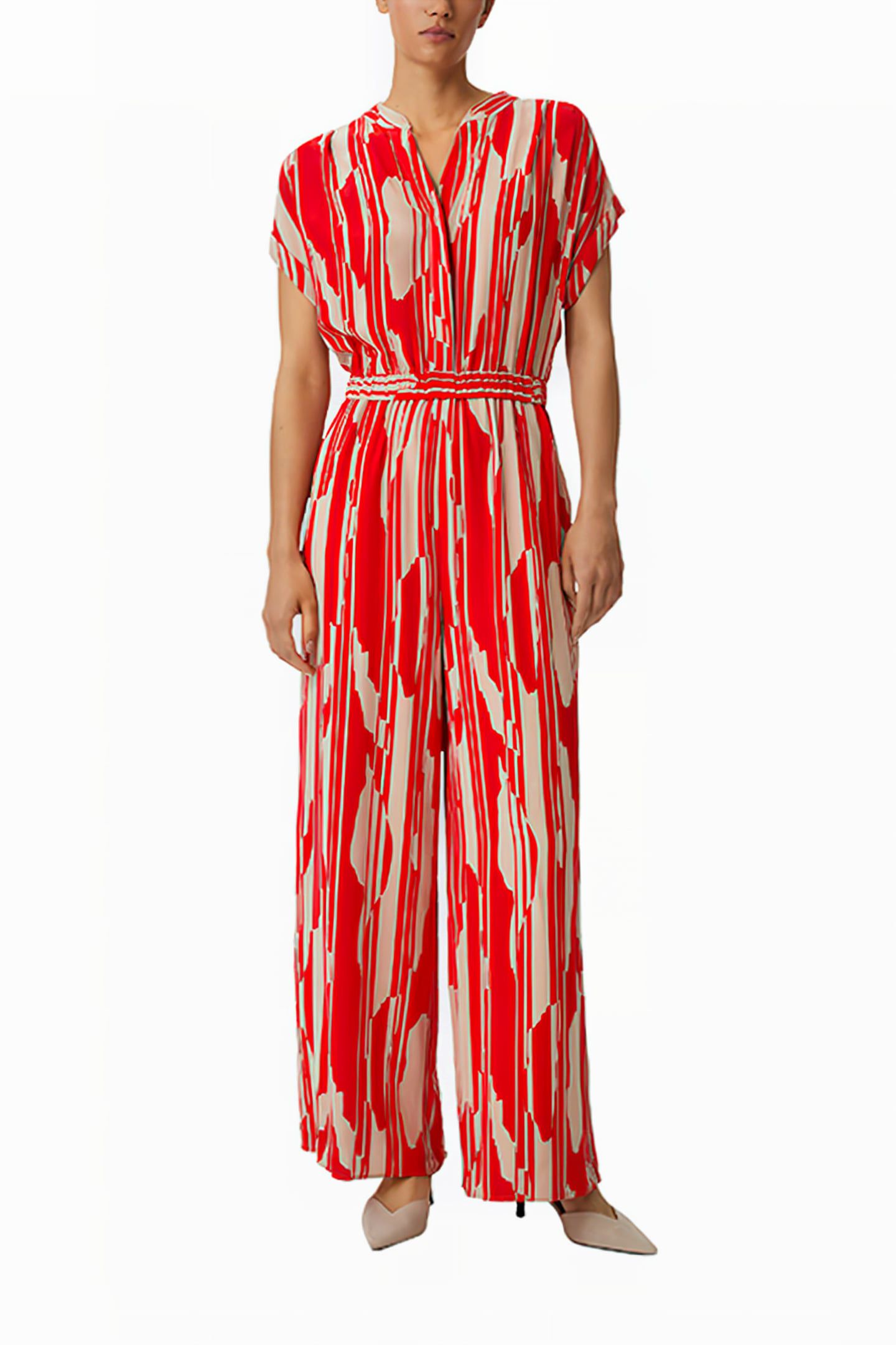 COMMA JUMPSUITE RED 4