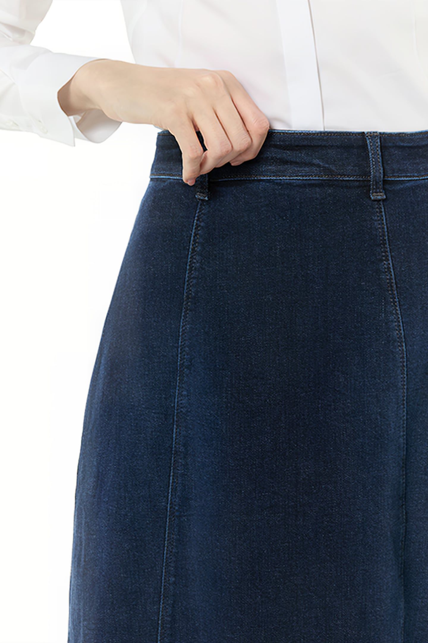 COMMA SKIRT-SHORT BLUE DENIM 5