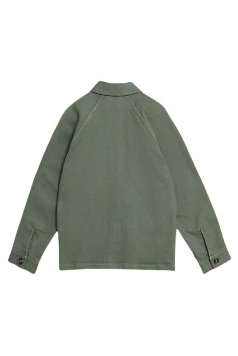 EDEN DENIM JACKET MID GREEN 3
