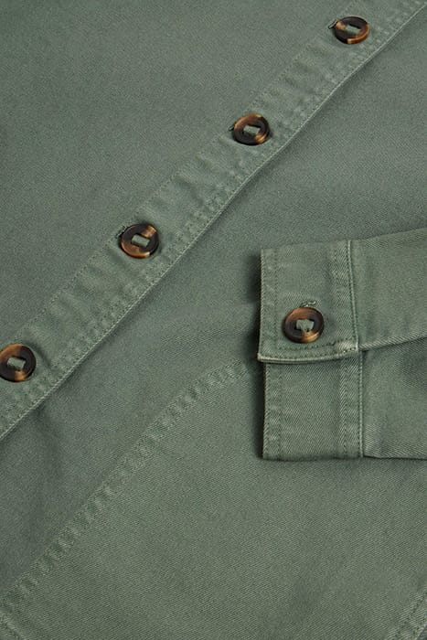 EDEN DENIM JACKET MID GREEN 4
