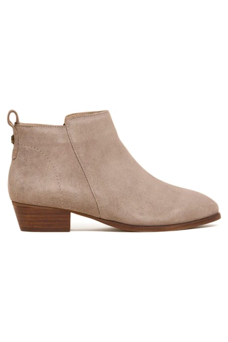 WILLOW SUEDE ANKLE BOOT LIGHT GREY 1