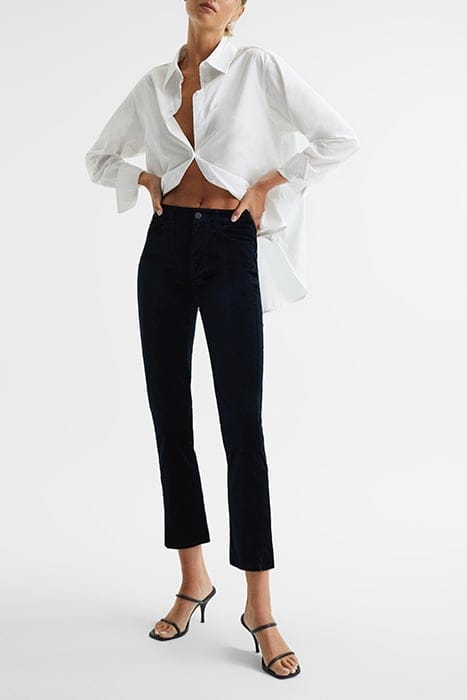 CINDY-TWISTED STRAIGHT PANTS NAVY 5