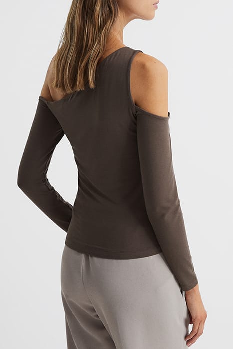 ROSIE LONG-SLEEVED TOP — MINK 2