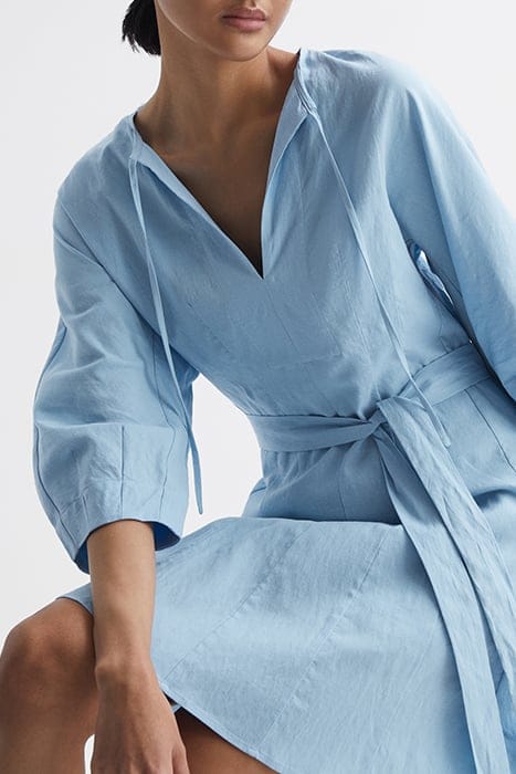 FREIDA MINI DRESS BLUE 6