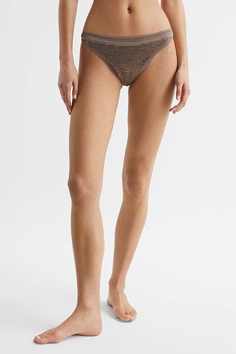 TYRA-SPARKLE BIKINI — MINK 1