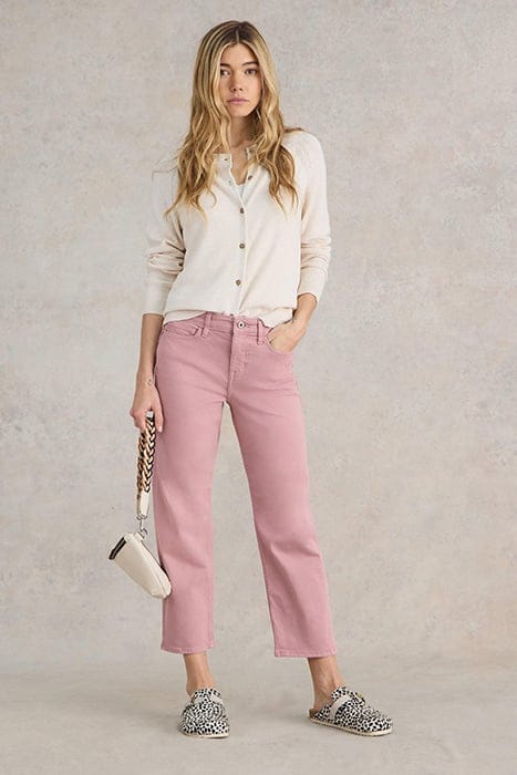 BLAKE STRAIGHT CROP JEAN TY PINK 1