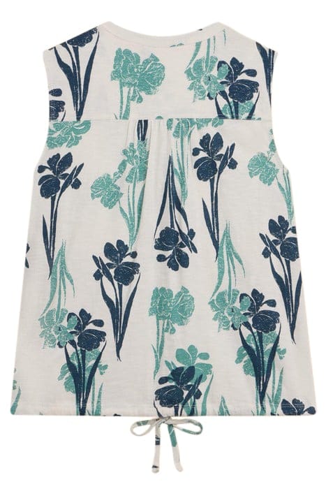 TULIP JERSEY SLEEVELE SHIRT WHITE PRINTED 3