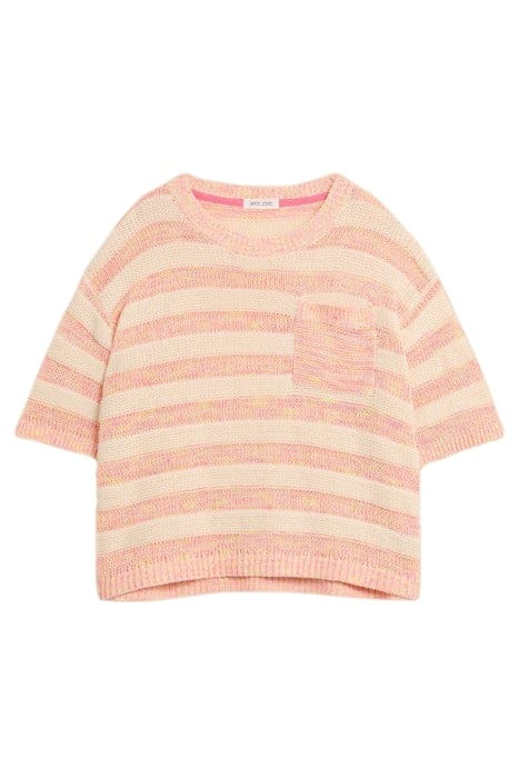TERRY KNITTED TEE ORANGE 1