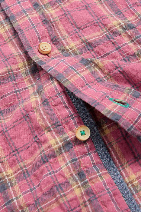 MADRAS CHECK  SHIRT PINK 4