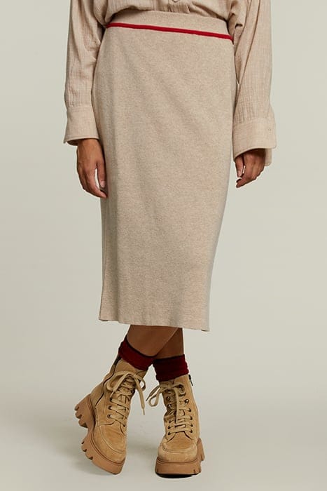 BEIGE MIDI SKIRT 1