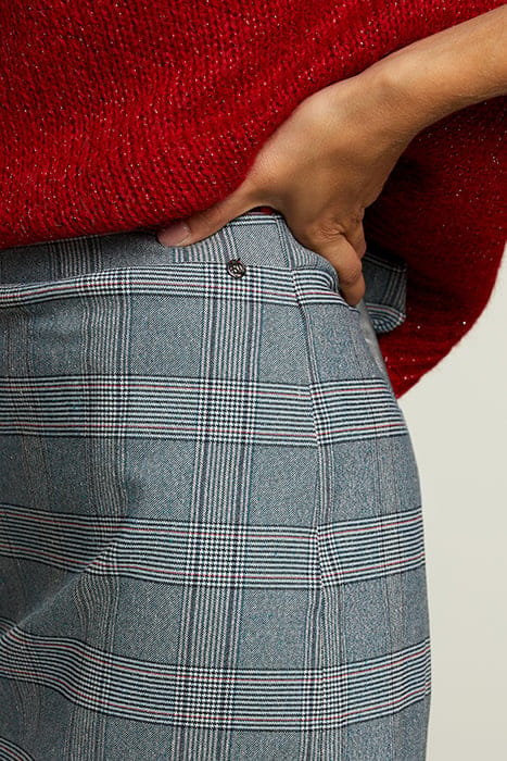 MIDI CHECKED SKIRT 4