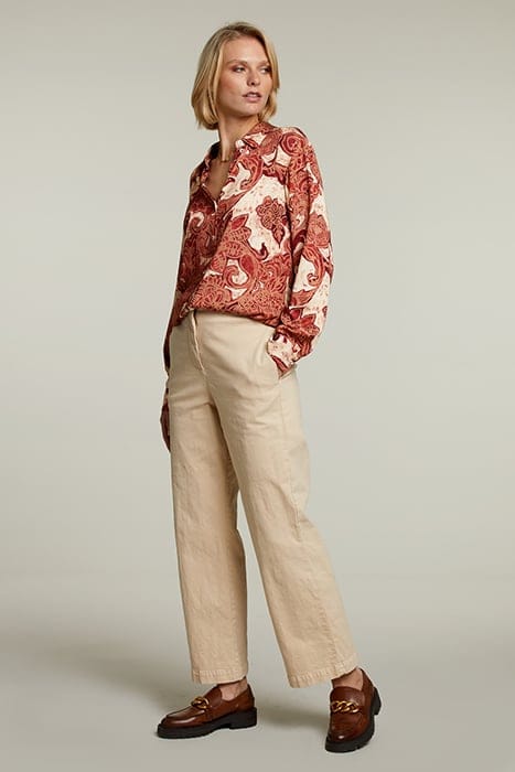 RED BEIGE BLOUSE 3
