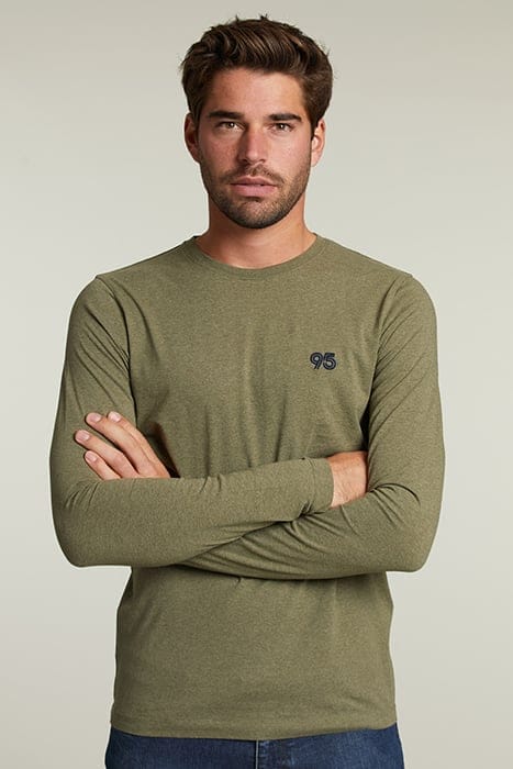 BASIC SLIM FIT T-SHIRT IN COTTAGE MIX 1