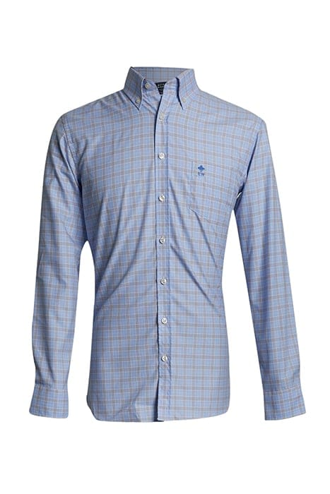 CUSTOM FIT CHECKED SHIRT WITH POCKET MULTI 3