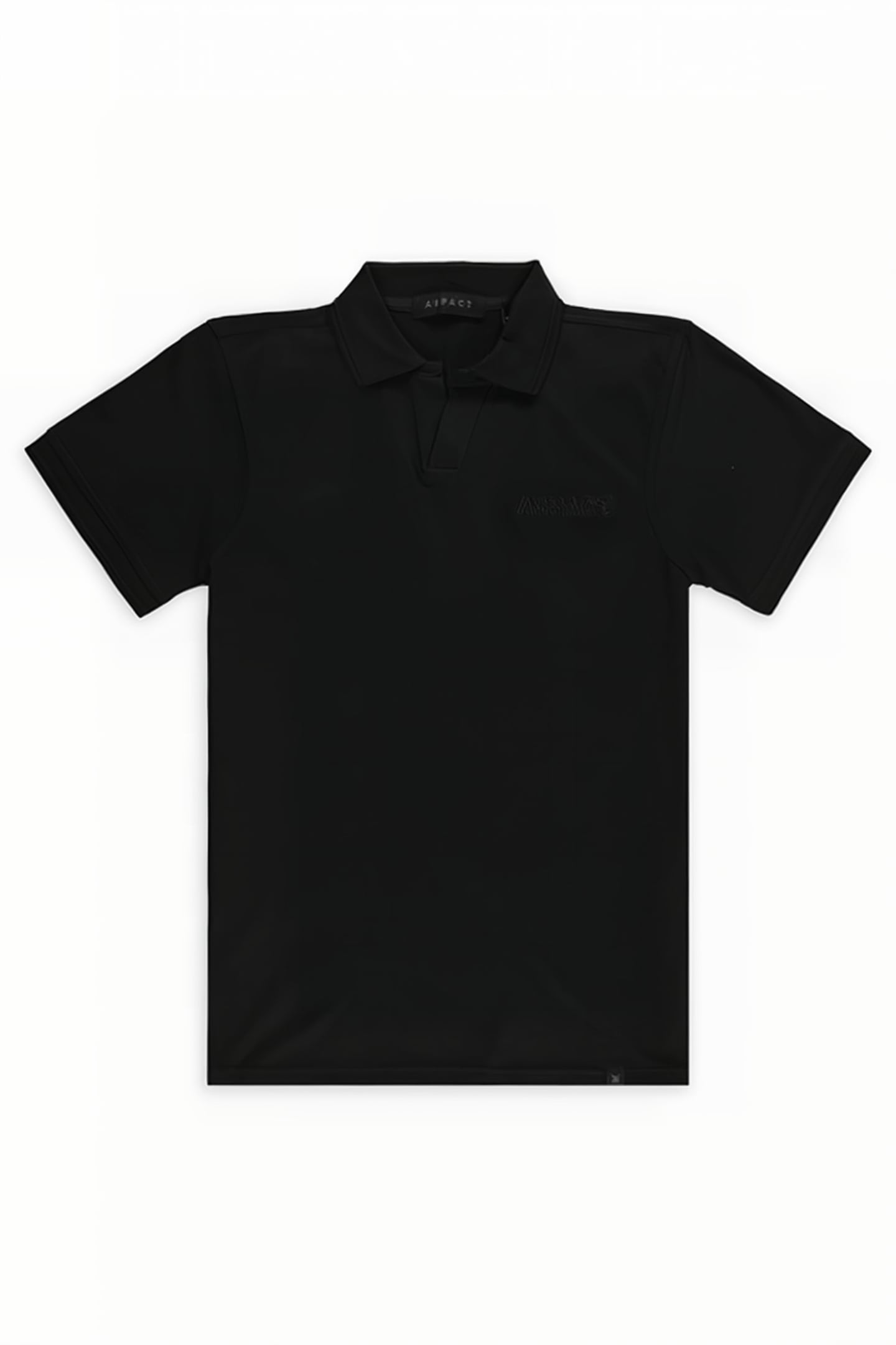 OUTLINE POLO BLACK 1