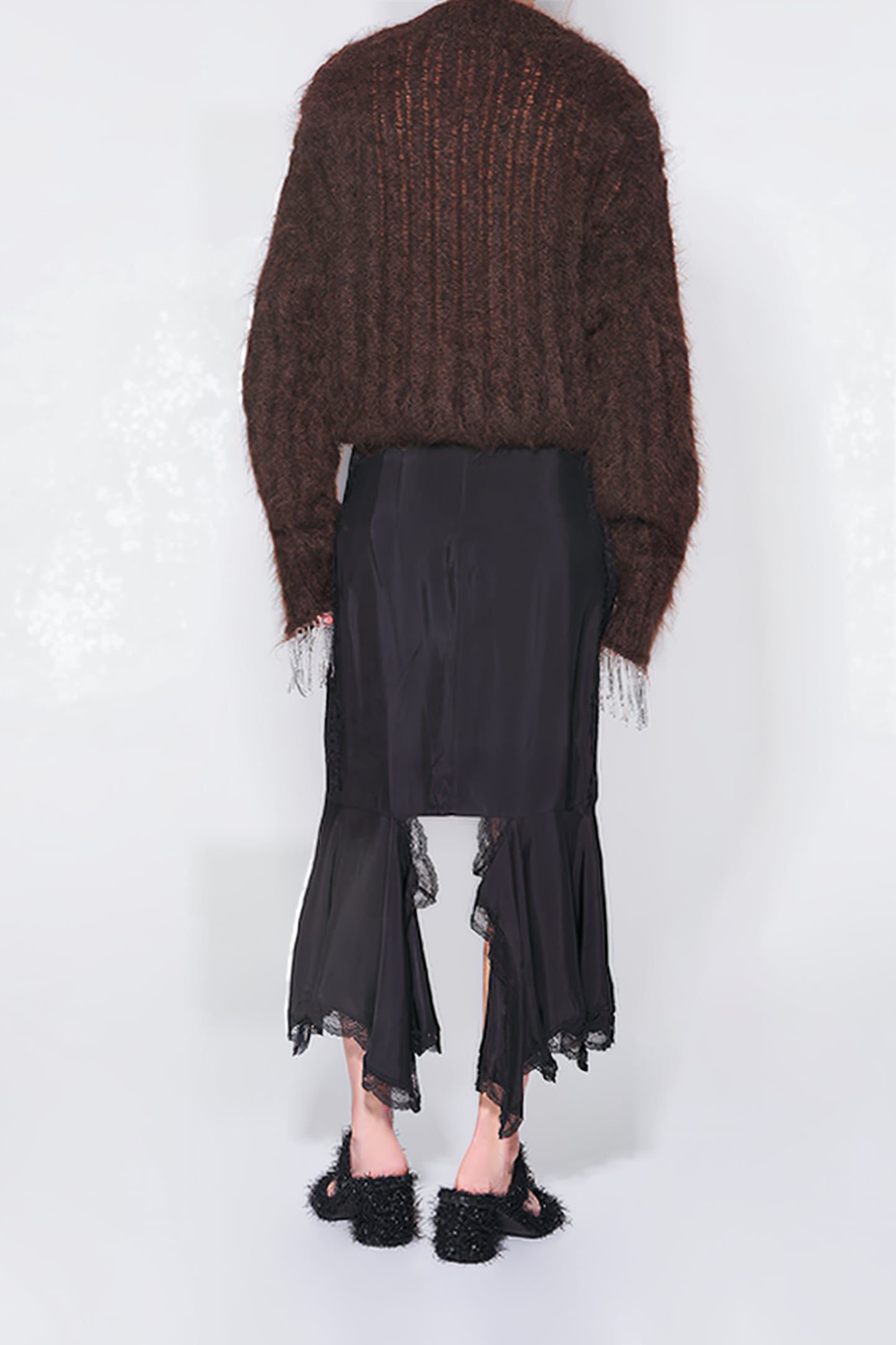 BLACK SLIP SKIRT 2