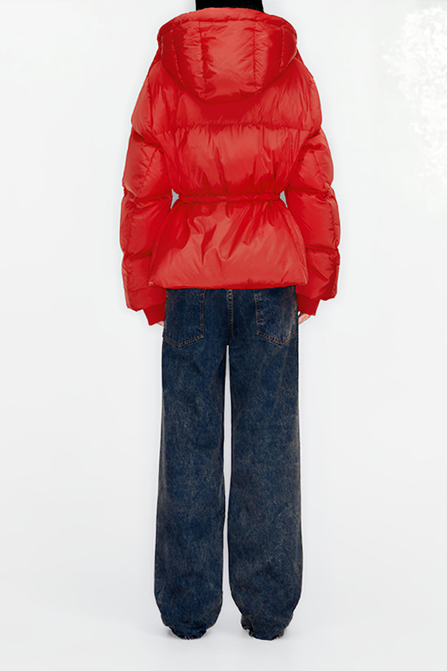 SHORT RED DOWN PUFFER 2