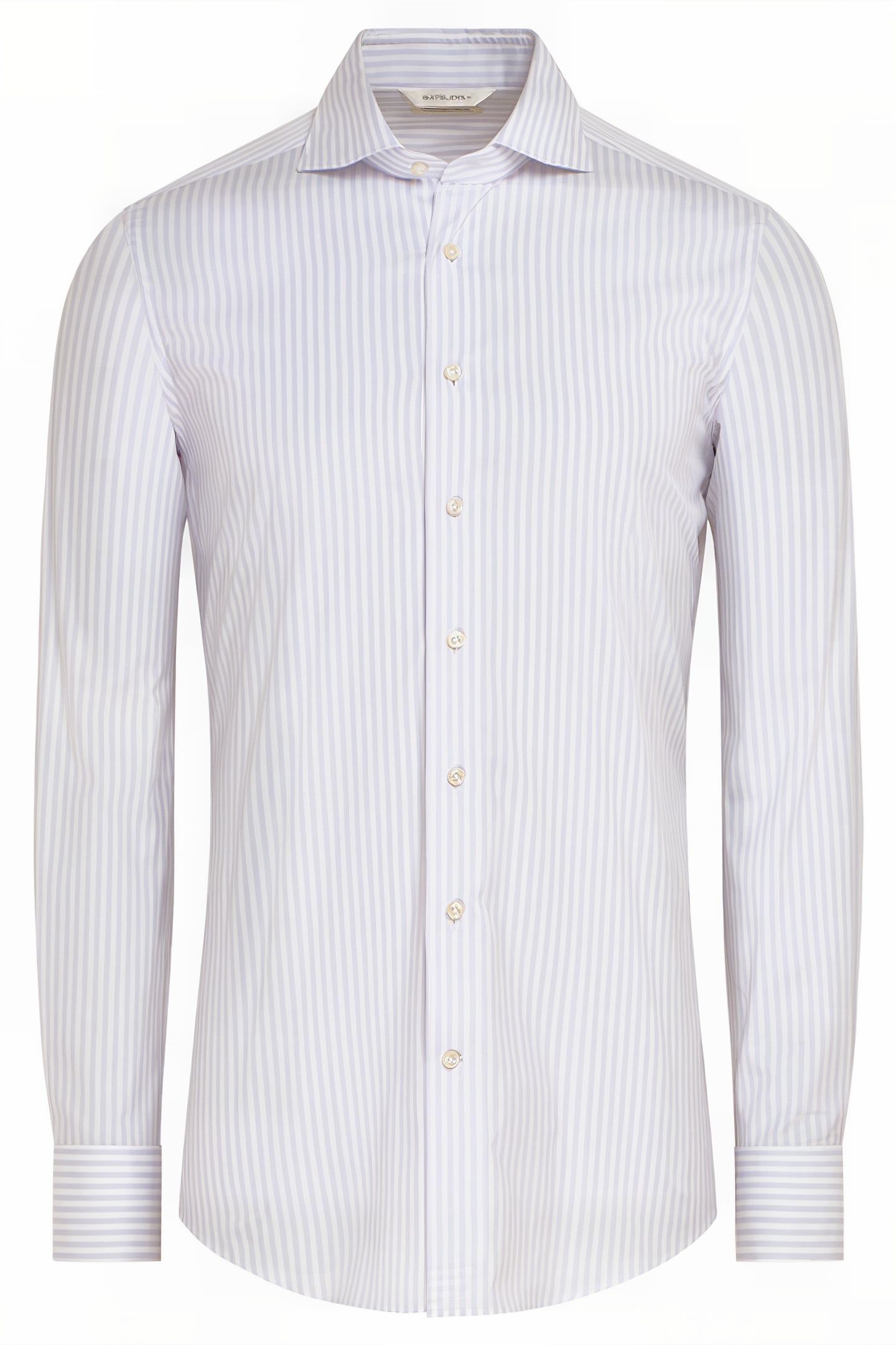 PURPLE STRIPED POPLIN EXTRA SLIM FIT SHIRT 4