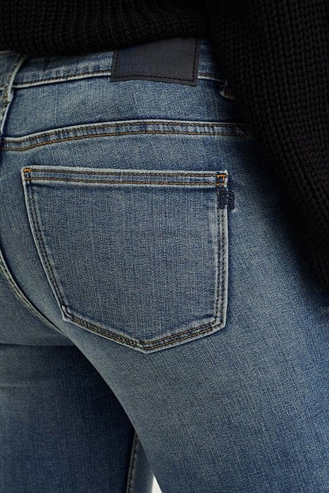 5-POCKET MID WAIST DARK BLUE 5