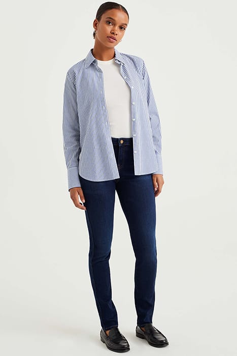 5-POCKET MID WAIST DARK BLUE 3
