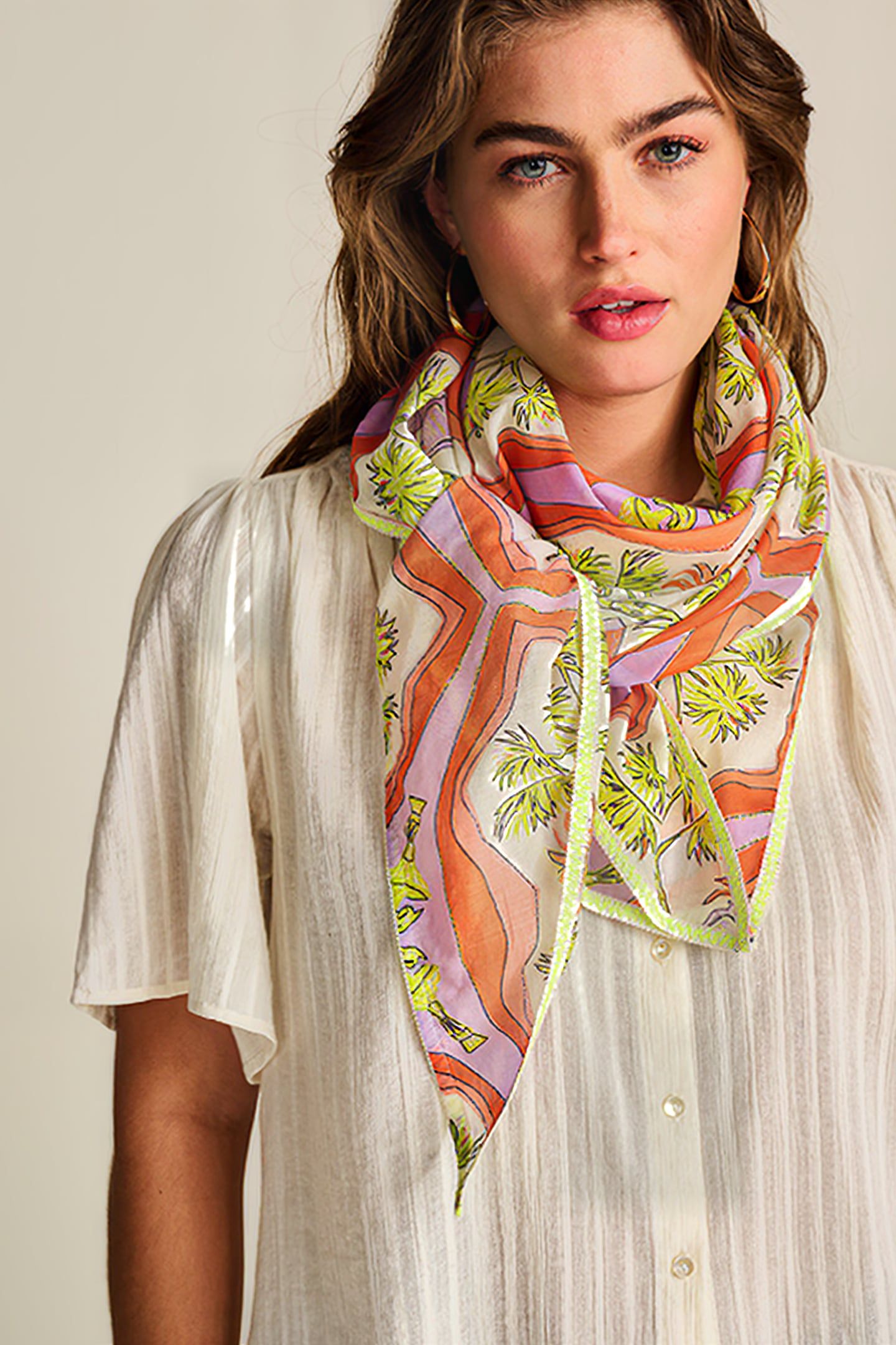SHAWL - CANDICE MARRAKESH ORANGE 2