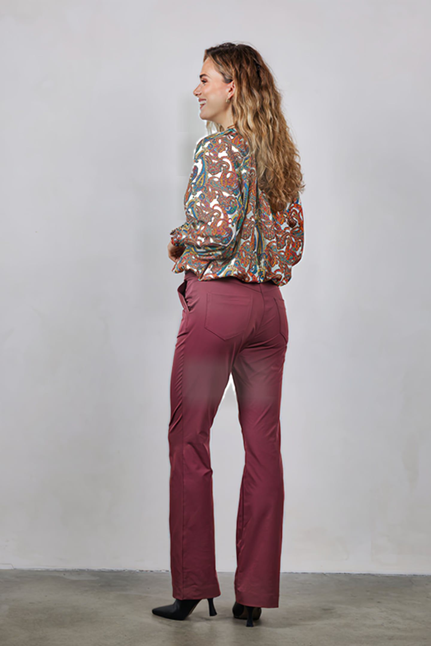 BLOUSE LIMA PRINT OFFWHITE WITH COLORFUL PAISLEY 3