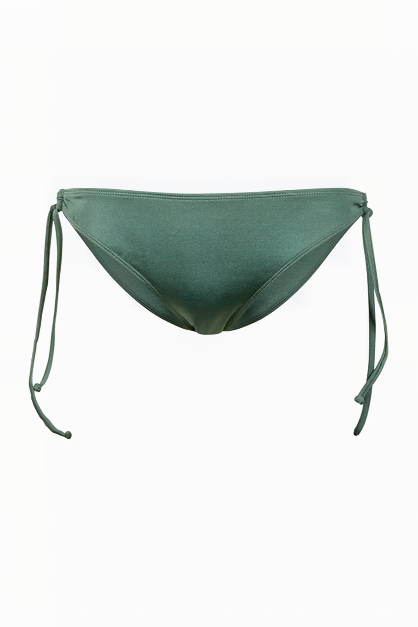 LACE UP BIKINI BOTTOMS GREEN 1