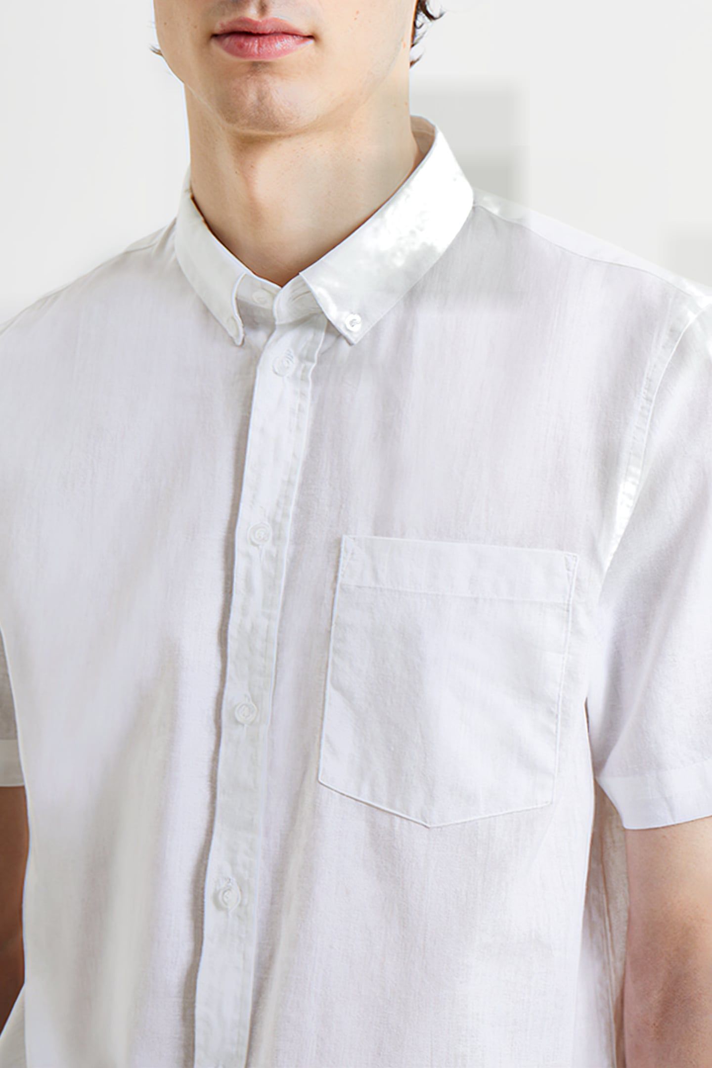 LINEN 55 SS WHITE 3