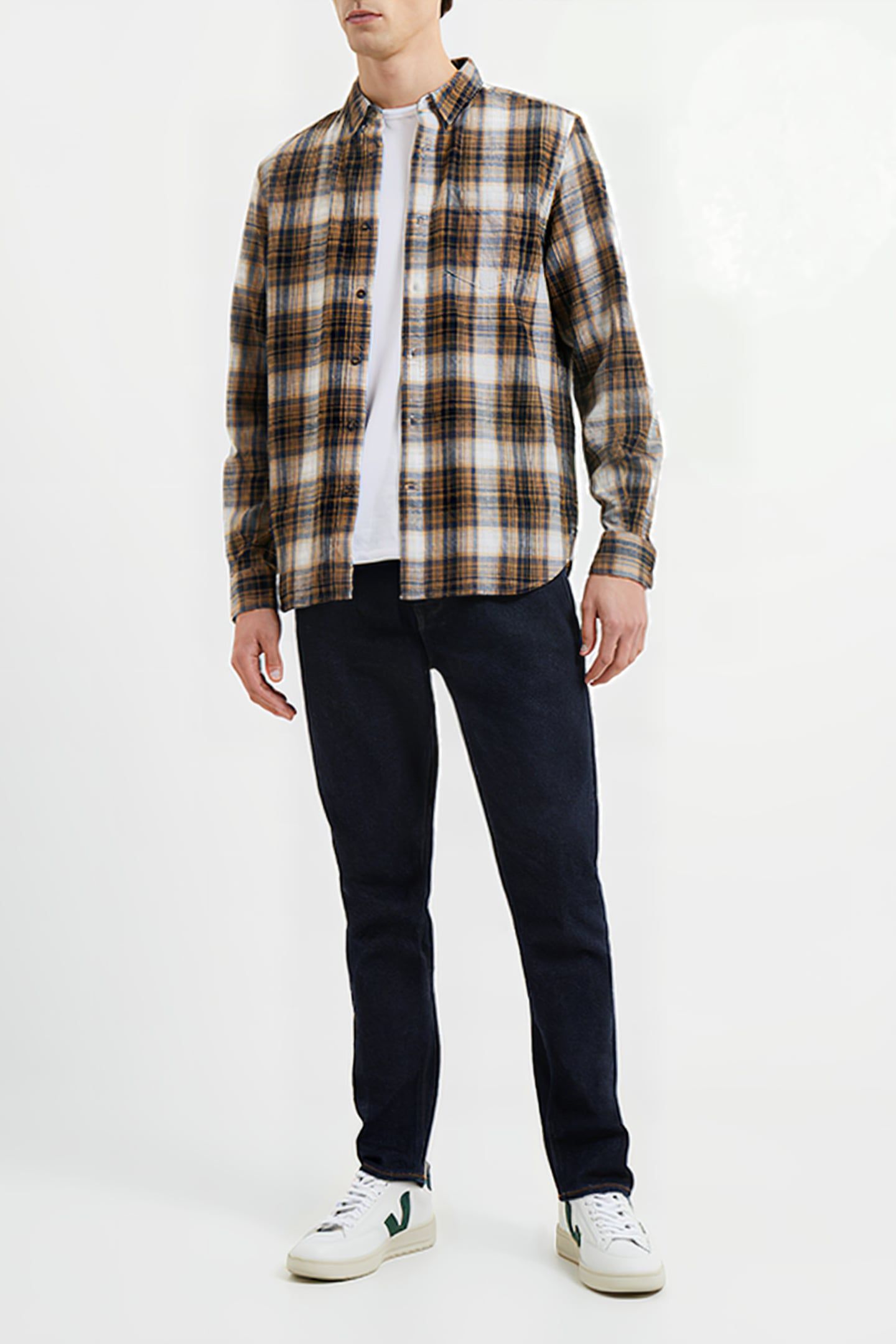 SANSEND CHECK LS COLLAR SHIRT MISC. 2
