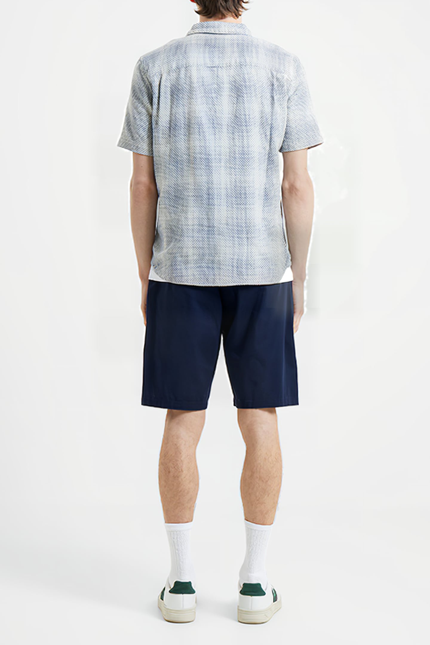 BERROW DOBBY COTTON SHIRT WHITE 2