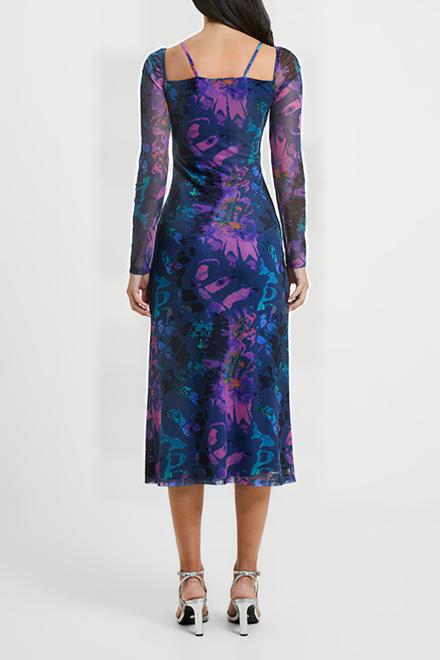TONI MESH GABRIELA DRESS BLUE 2