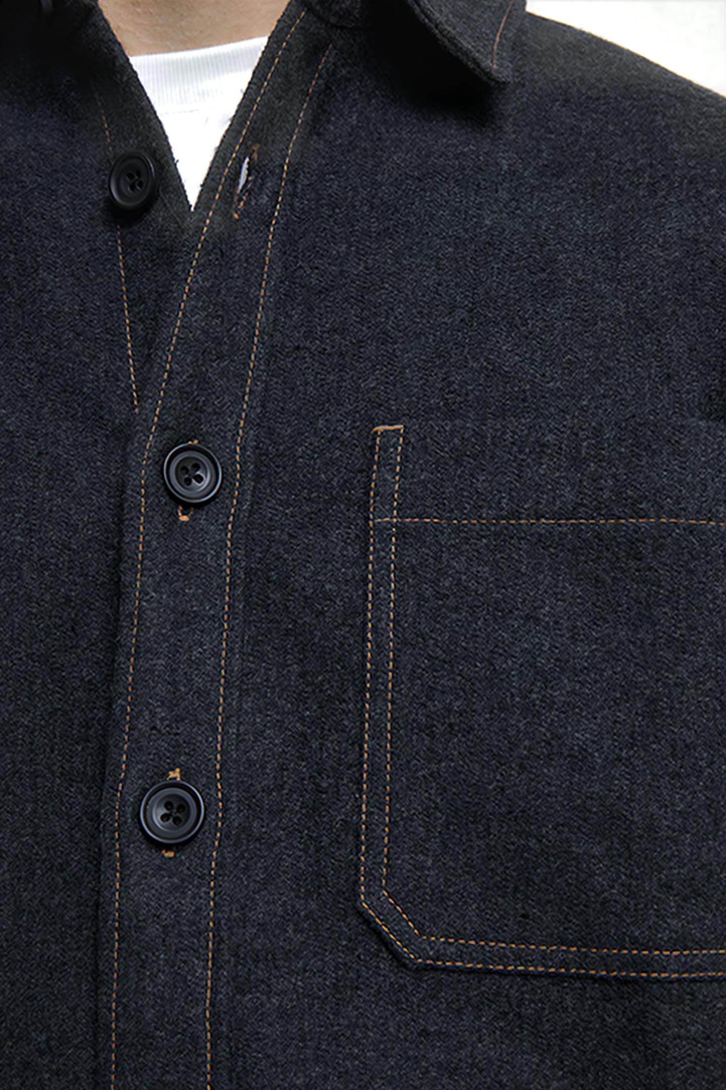 HEAVY MELANGE BLACK 4