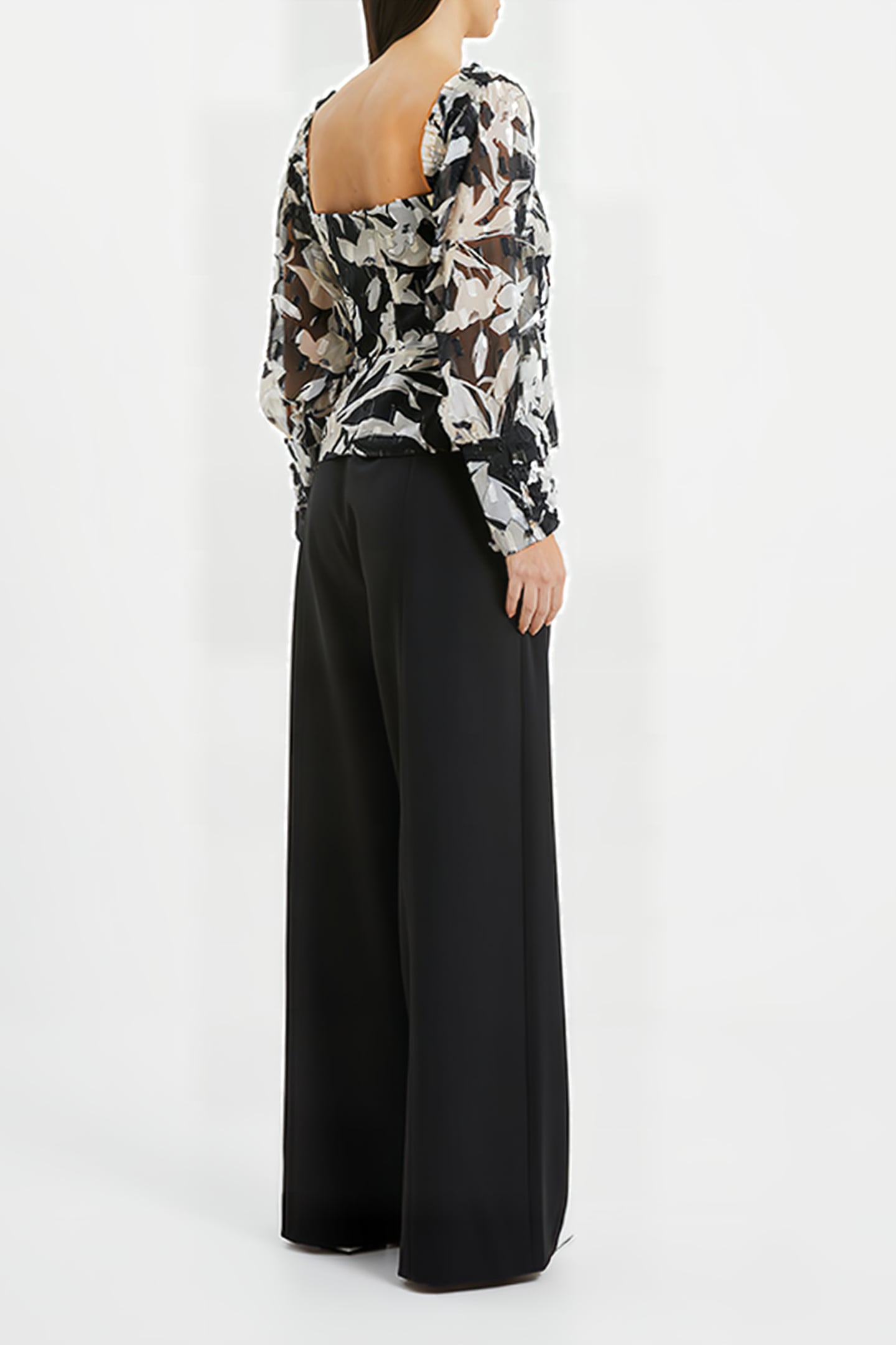 ALLY DINAH LS SWEETHEART NK TP BLACK 3