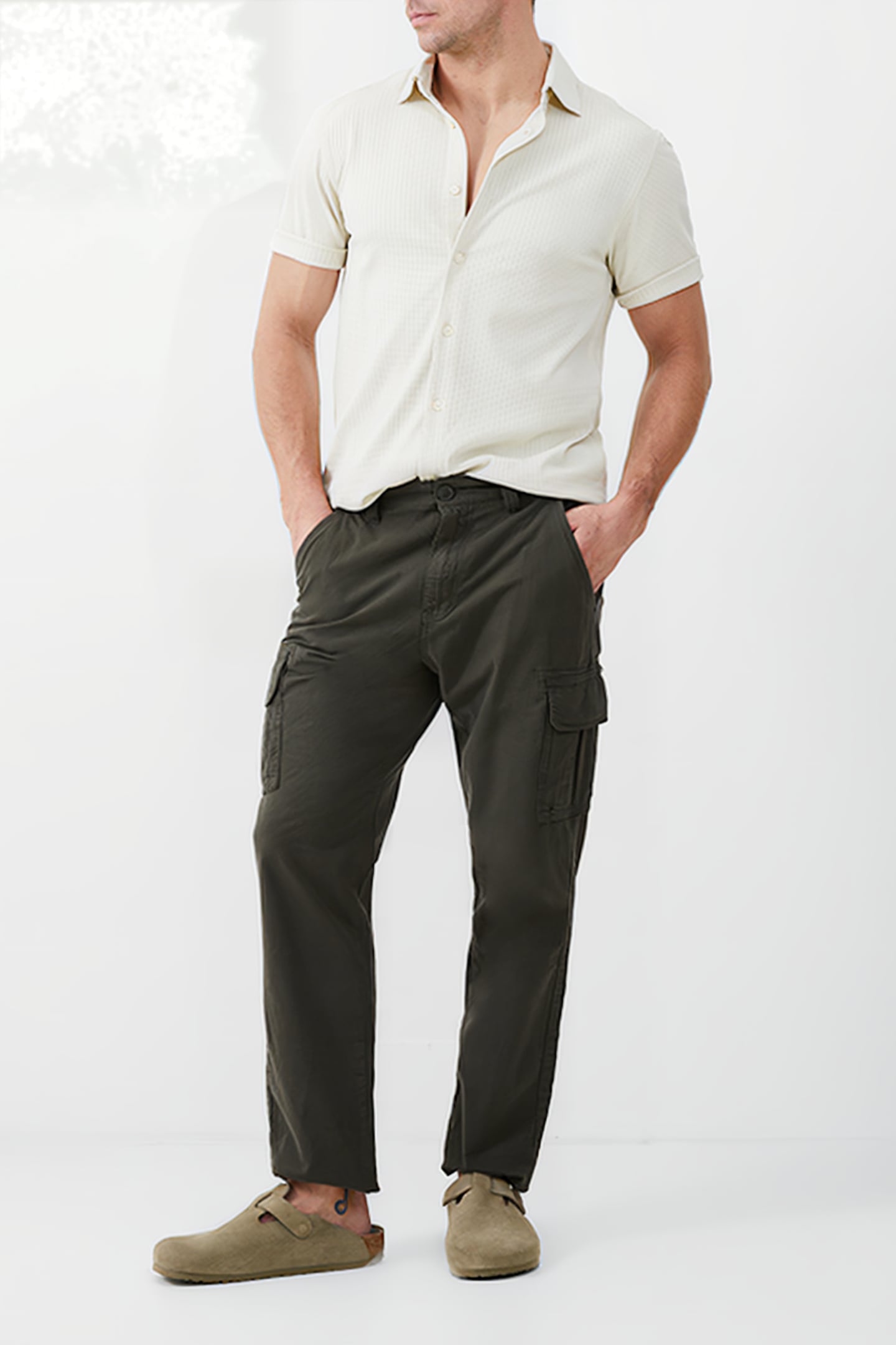 RIPSTOP CARGO TROUSERS GREEN 2