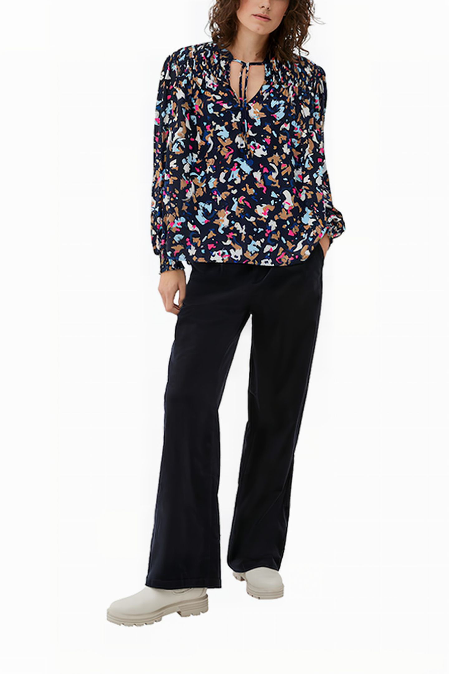 S.OLIVER BLOUSES MARINE BLUE 3
