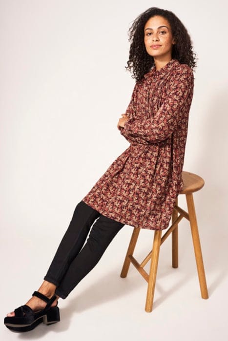 GEORGIE TUNIC PLUM MULTI 5