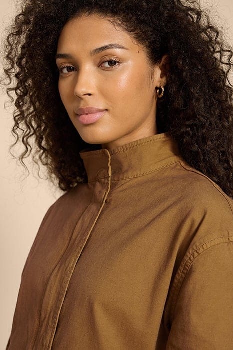 HARRIET COTTON JACKET KHAKI GREEN 4