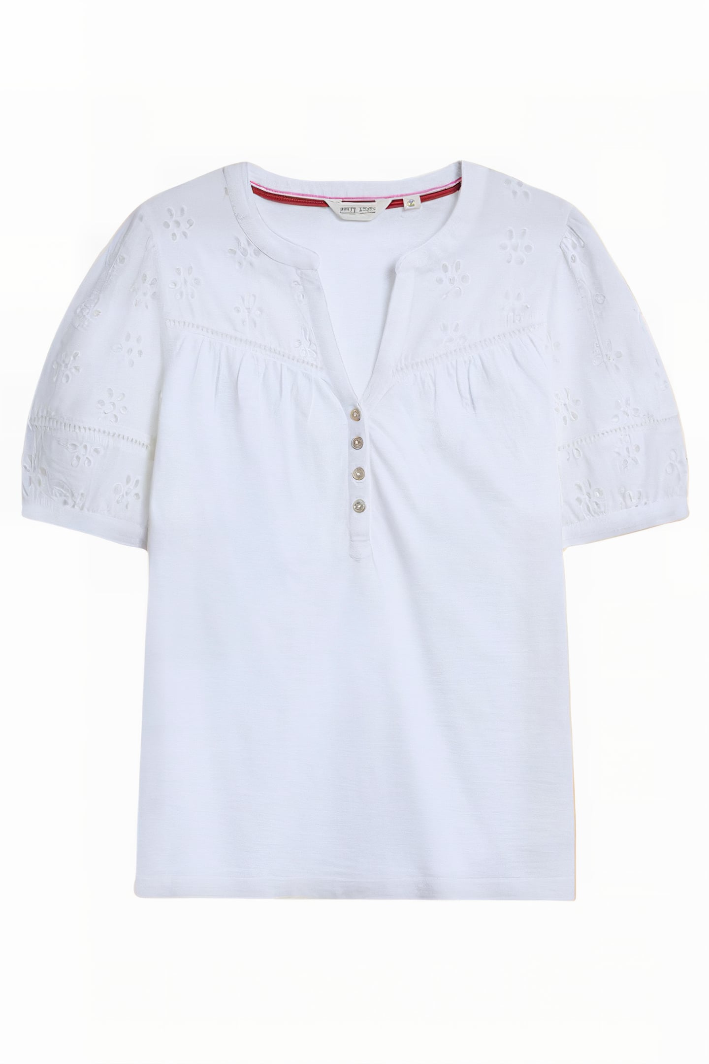BELLA BRODERIE MIX TOP BRILLIANT WHITE 2