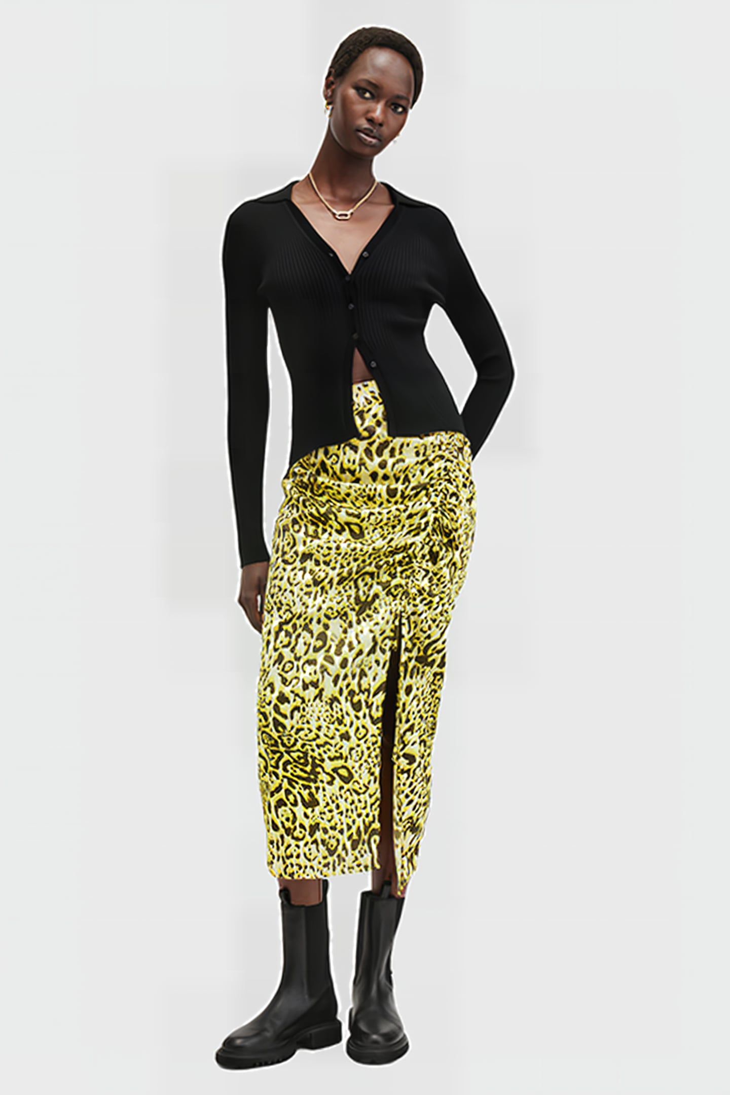 CARLA SKIRT TERESA LIME GREEN 3