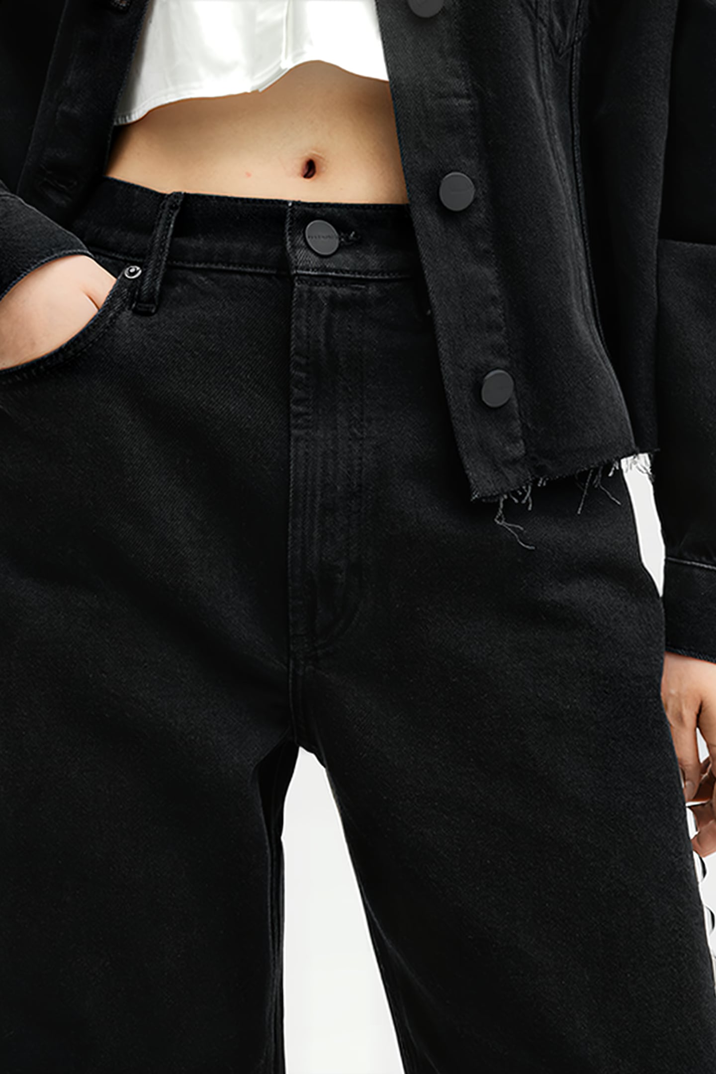 BLAKE STUD JEAN BLACK 7