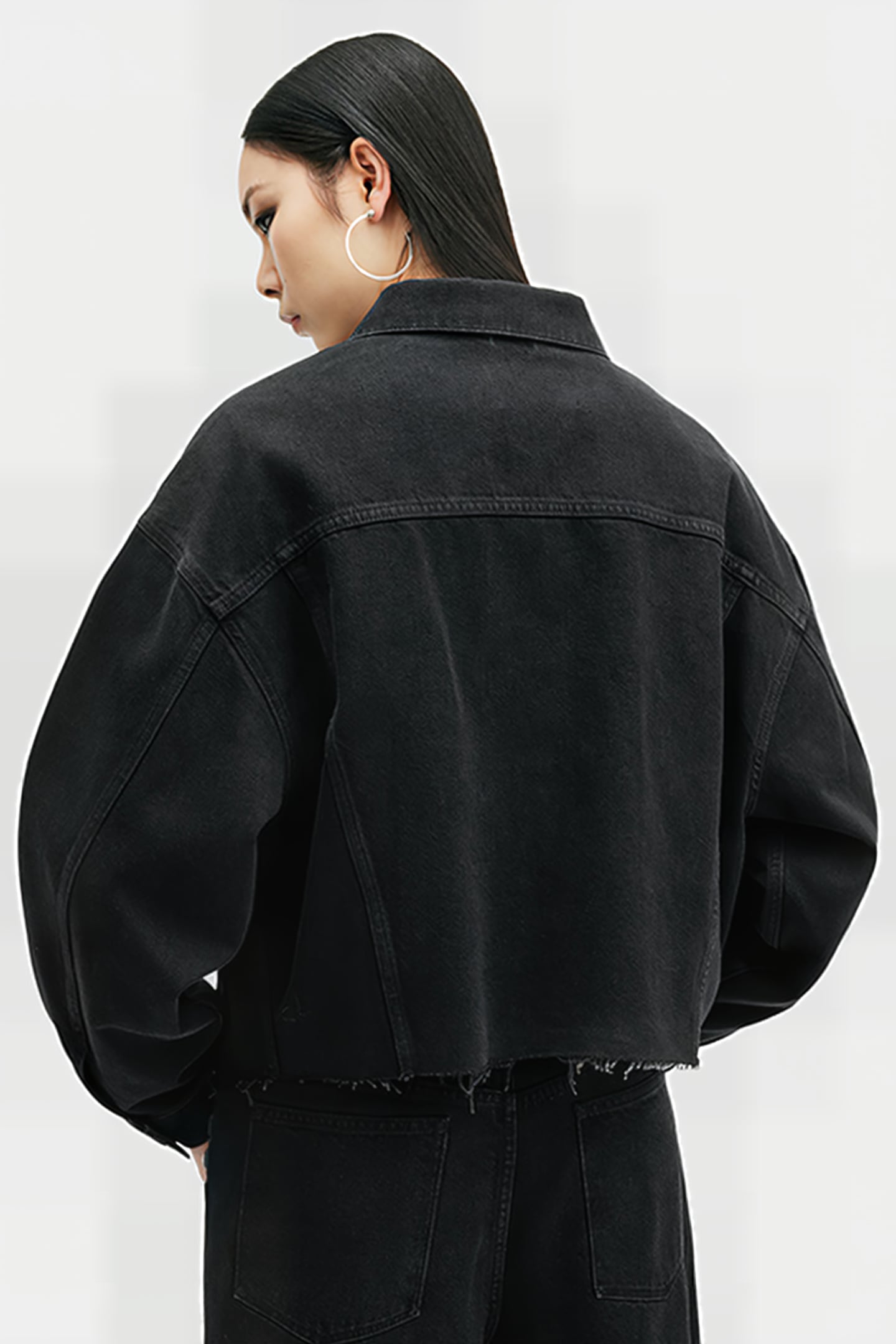 PIPER STUD SHACKET BLACK 2